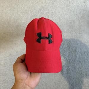 Under Armour Blitzing Fitted Cap XL Red Black Men’s